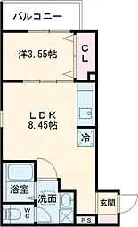 間取図画像 1LDK