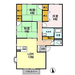 間取図画像 3LDK