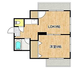 ケントハウス 1LDKの間取図画像