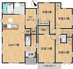 クレア太田 1階4SLDKの間取り