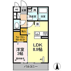 物件の間取り