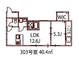 間取図画像 1LDK