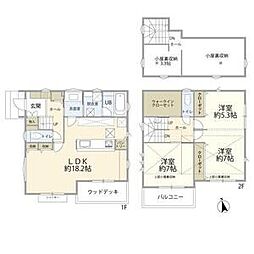 相模原市緑区 1階3LDKの間取り