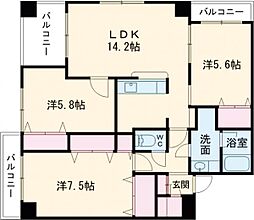 間取図画像 3LDK