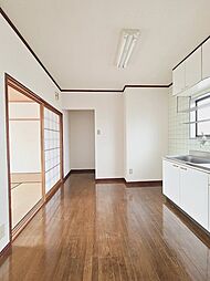 細木アパート 201 2階2DKのリビング/ダイニング