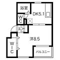 菱電アパートファティリティ稲沢3棟3階4.3万円