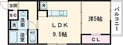 間取図画像 1LDK