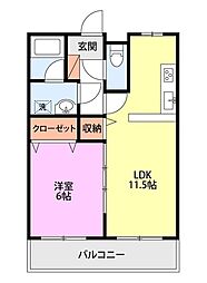 間取図画像 1LDK