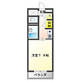 シャトーグロリアス2階4.0万円