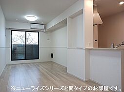 ルミナーレ荒川沖　II 204 2階2LDKのリビング/ダイニング