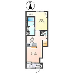 間取図画像 1LDK