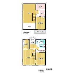 ヒスティオン 1階3SLDKの間取り