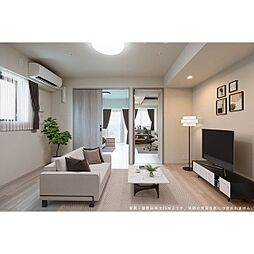 リビオメゾン新宿ｗｅｓｔ 0402 4階2LDKのリビング/ダイニング