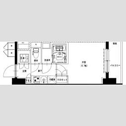 S-RESIDENCE戸田公園 3階1Kの間取り