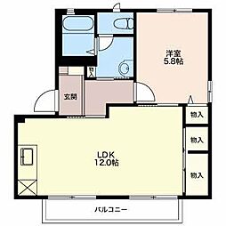 間取図画像 1LDK