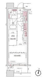 パークアクシス仙台西公園 3階1LDKの間取り