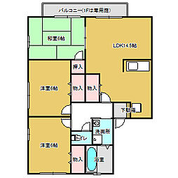 間取図画像 3LDK