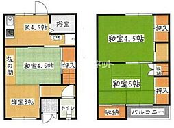 小林邸 1階3SKの間取り