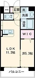 ブランシェ駅南 5階1LDKの間取り