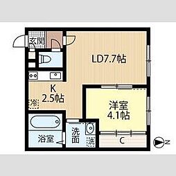 間取図画像 1LDK