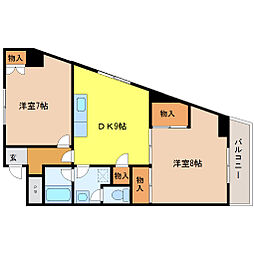 ルラージュ 2LDKの間取図画像
