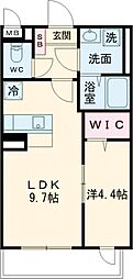 Ｌａ・ｍａｉｓｏｎ高崎 1階1LDKの間取り