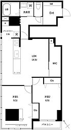 PARK  MODERN  西葛西 2階2SLDKの間取り