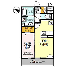 間取図画像 1LDK