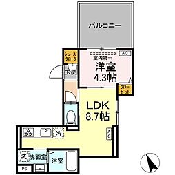 間取図画像 1LDK