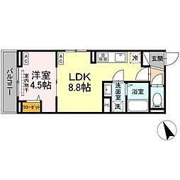 間取図画像 1LDK