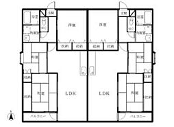 ラフォーレＳ39 1階3LDKの間取り
