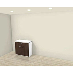 ティンガーラ須ヶ口　WEST 201 2階1LDKのリビング/ダイニング