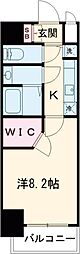 S-RESIDENCE四日市市堀木amante(アマンテ) 1Kの間取図画像