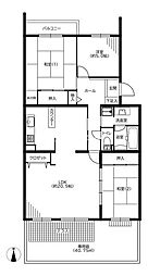 間取図画像 3LDK