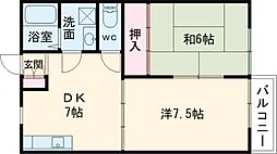 間取図画像 2DK