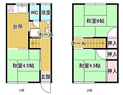 コーポ佐野 1階3Kの間取り