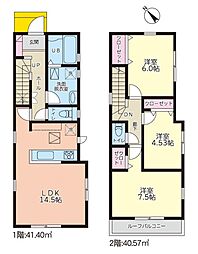 リナージュＬ　4号棟 1階3LDKの間取り