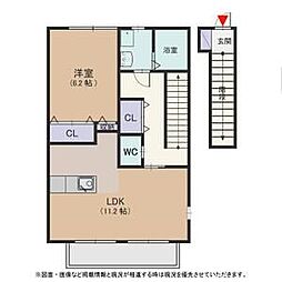 間取図画像 1LDK