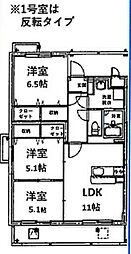 間取図画像 3LDK