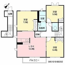 間取図画像 3LDK