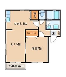 間取図画像 1LDK