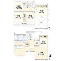 練馬区 1階5LDKの間取り