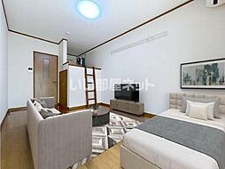 メゾンT&S T-202 2階1Kのリビング/ダイニング