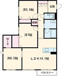 間取図画像 3LDK