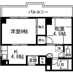 間取図画像 2K