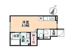 ＥｄｇｅＭｏｍｅｎｔ長江 102 1階ワンルームの間取り