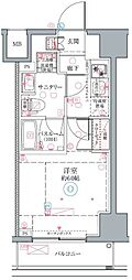 石川アパート 1Kの間取図画像