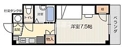 間取図画像 1K
