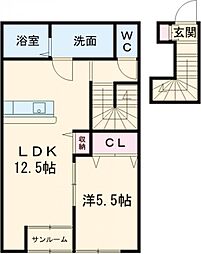 間取図画像 1LDK