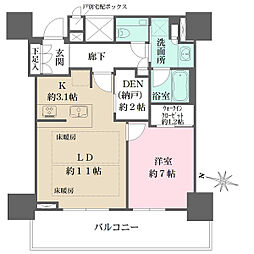 間取図画像 1LDK